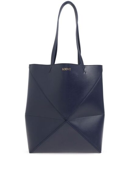 PUZZLE FOLD MEDIUM LEATHER TOTE
